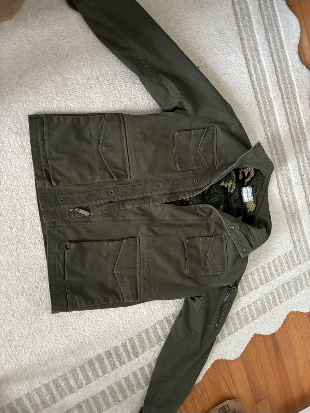 Dry Goods Olive Green Military Field Jacket
